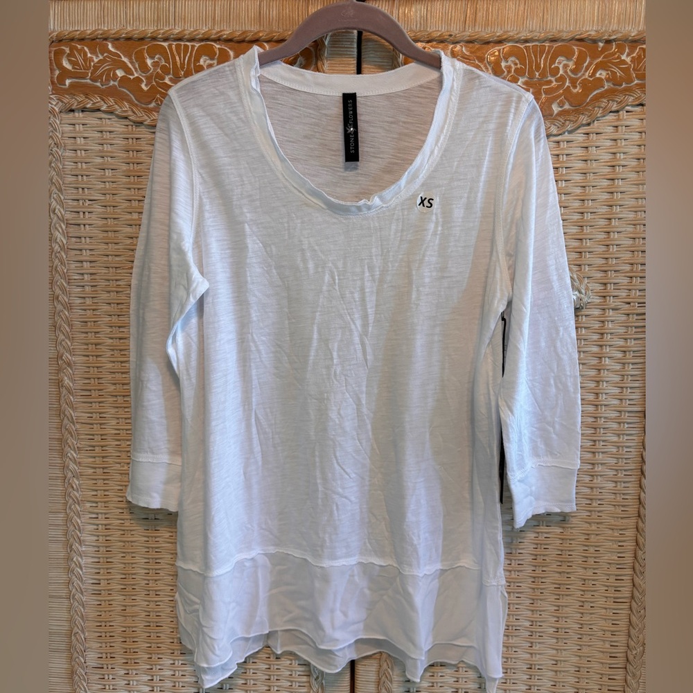 Stone Flowers Long Sleeve Women's Tunic/Top